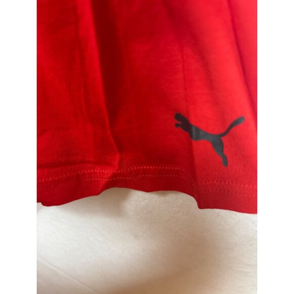 Puma Mens Red Logo Graphic T-Shirt Size X-Large - Picture 6 of 10